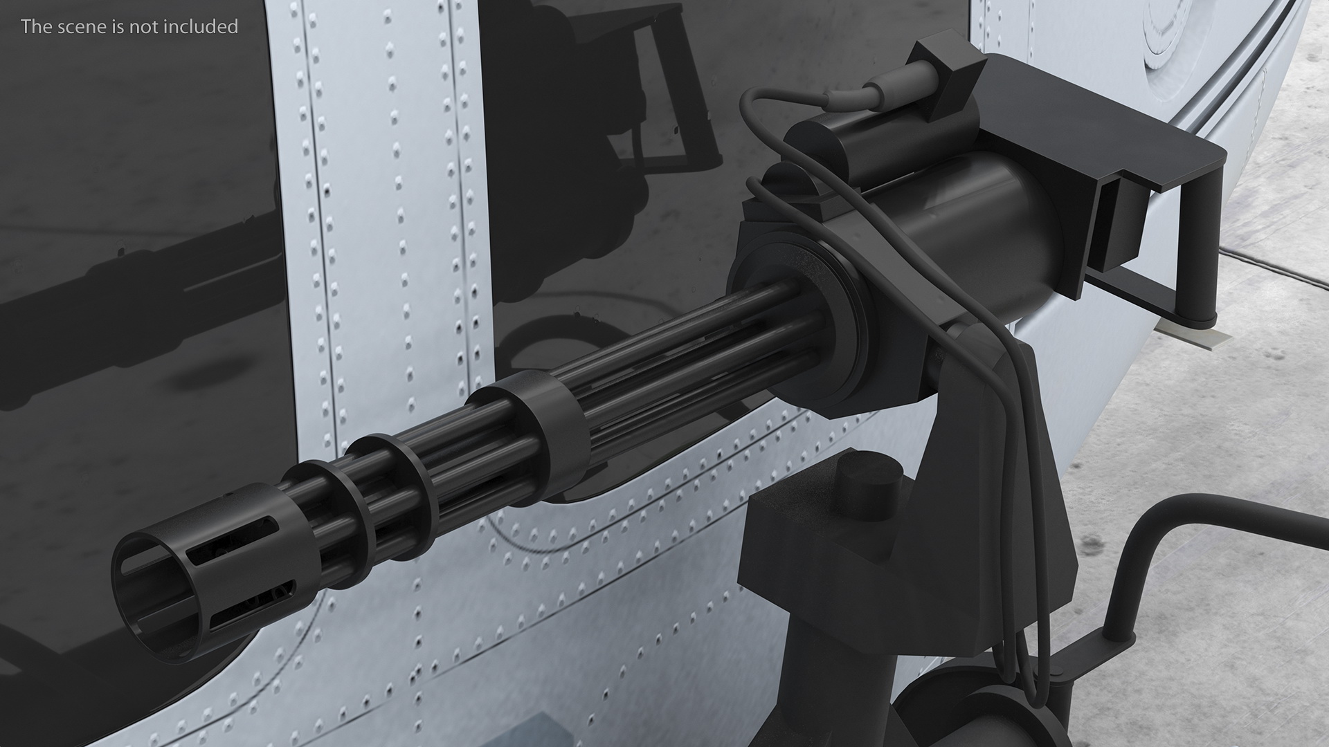 3D model Helicopter Armament Subsystem with Rocket Launcher