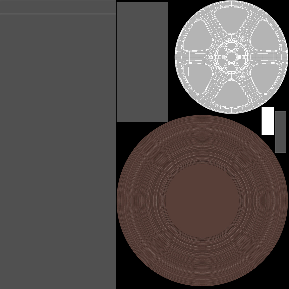 3D Reel to Reel Spool model