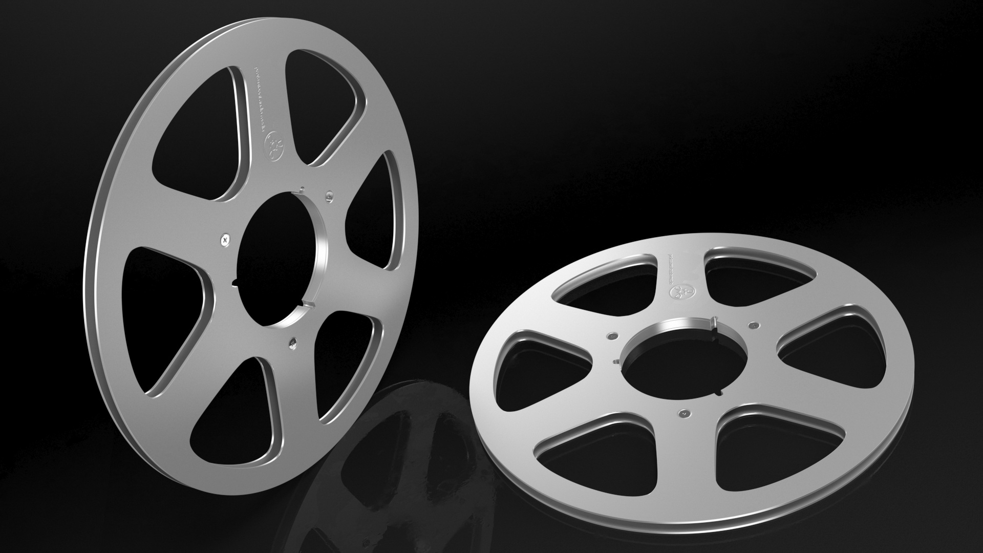 3D Reel to Reel Spool model