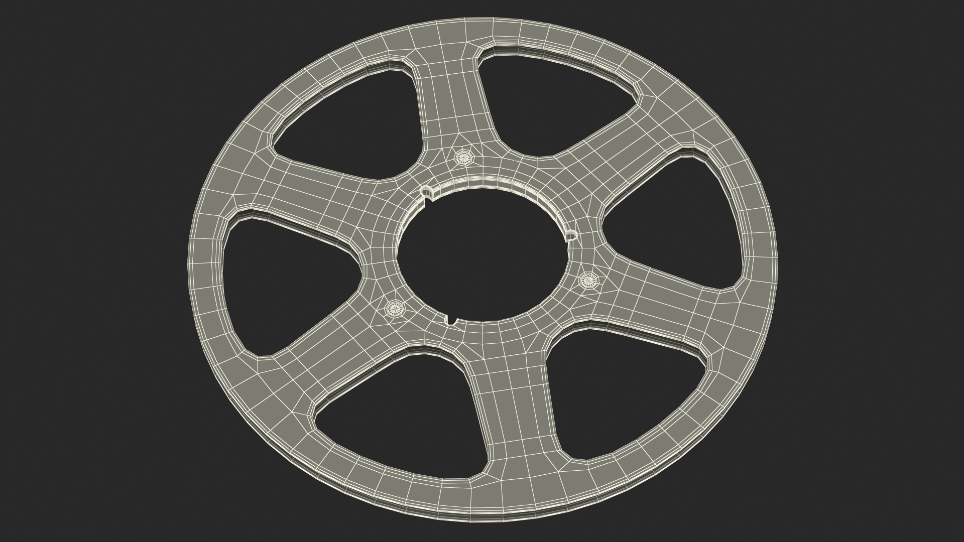 3D Reel to Reel Spool model