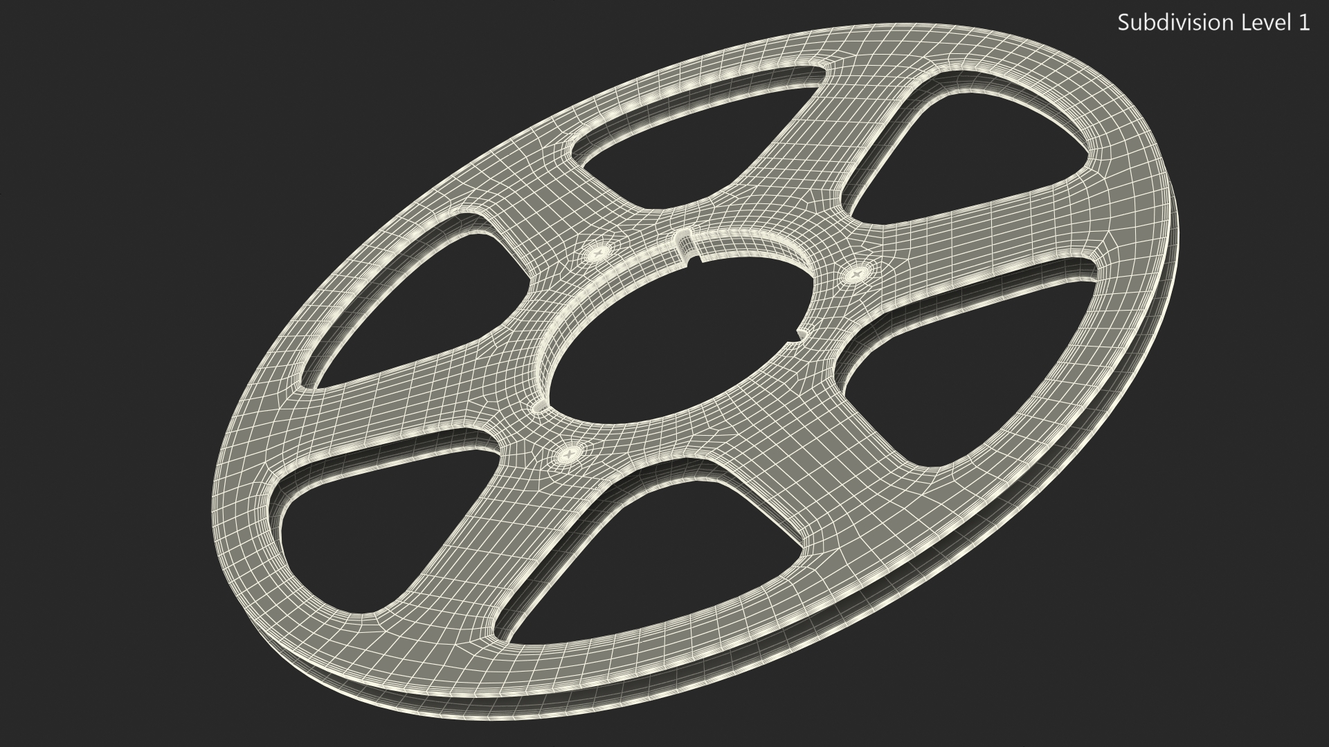 3D Reel to Reel Spool model