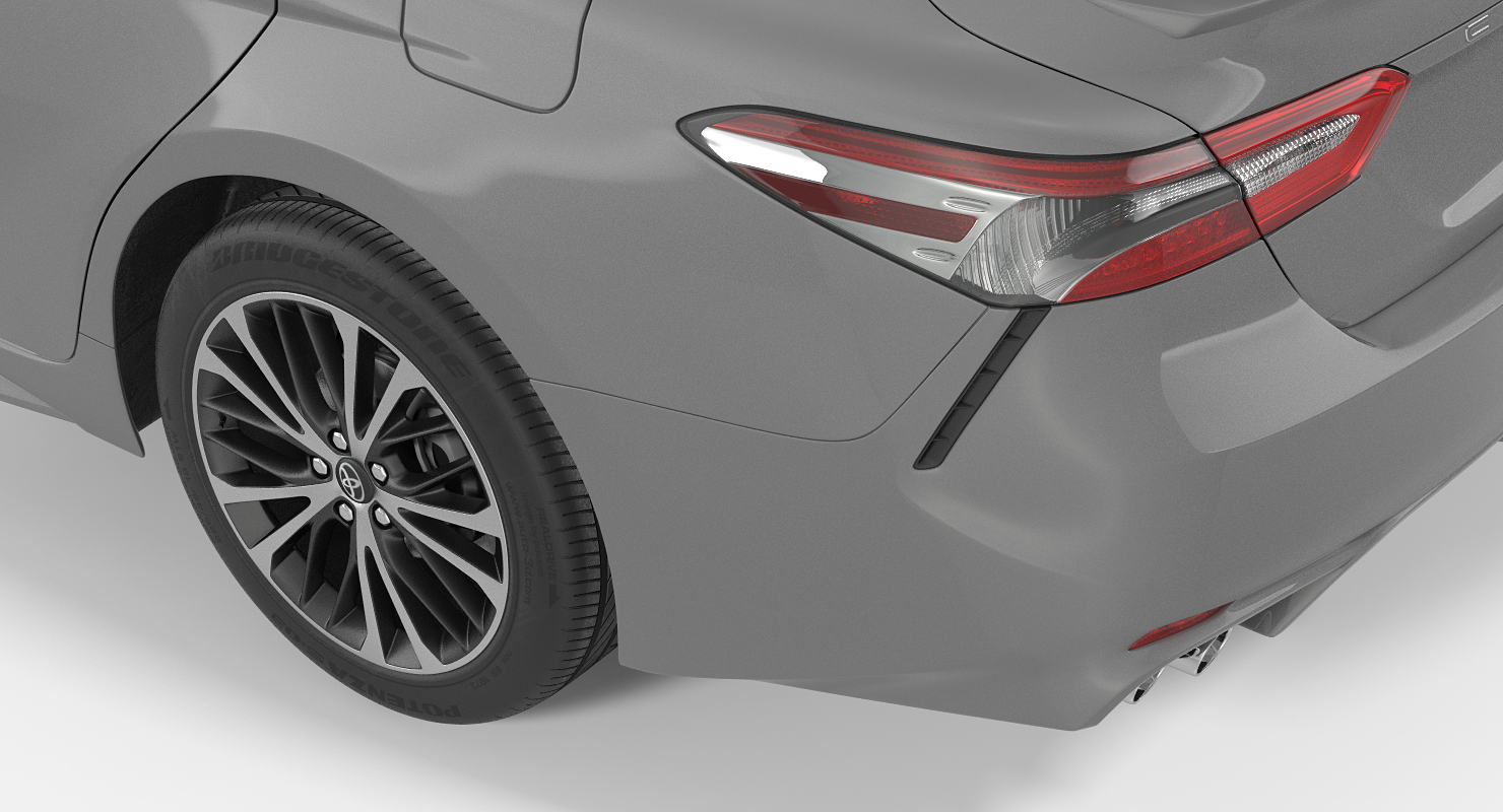 3D Toyota Camry Simple Interior model