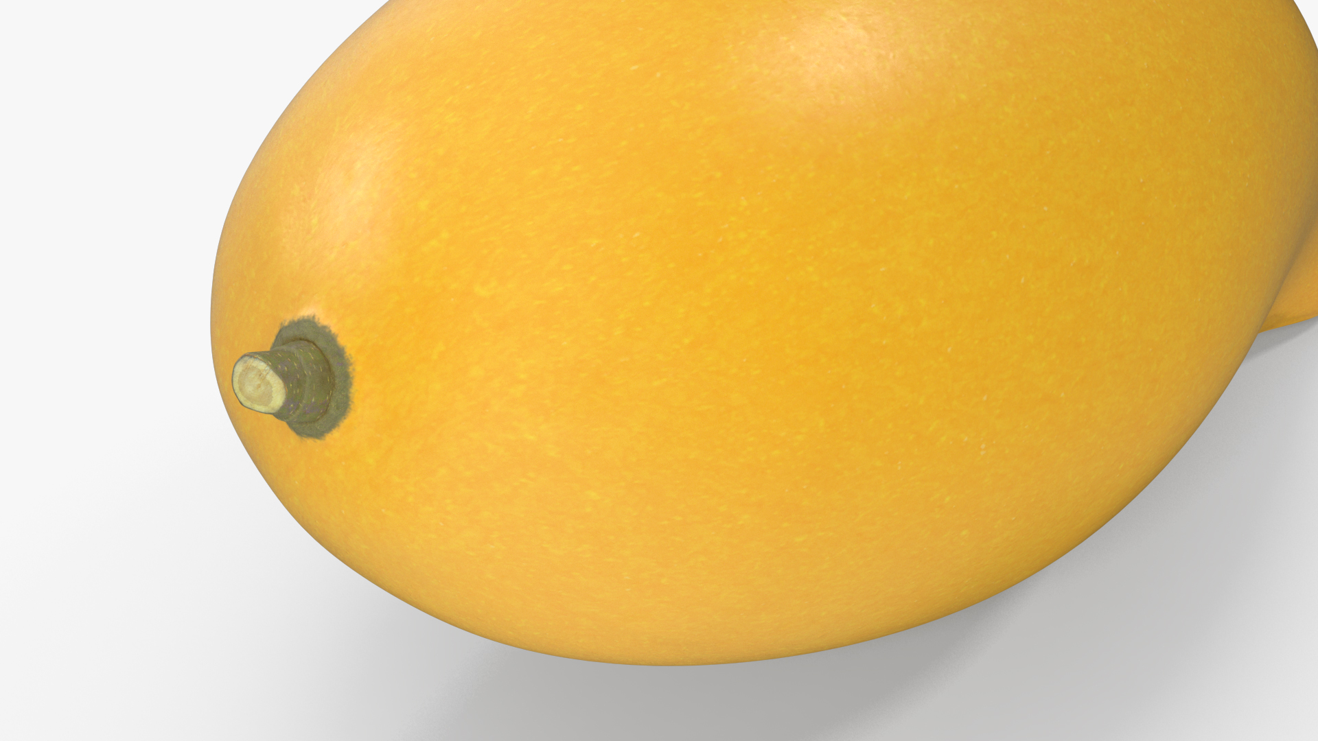 Yellow Long Mango 3D