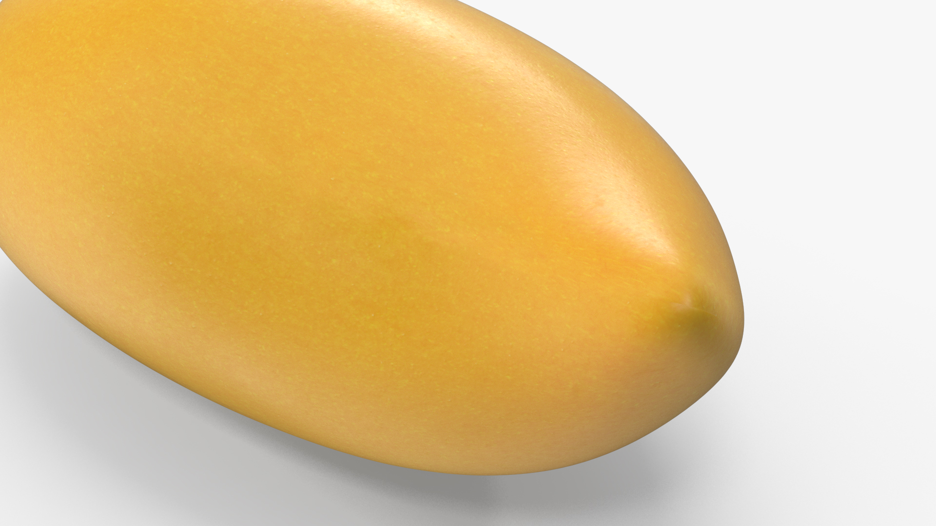 Yellow Long Mango 3D
