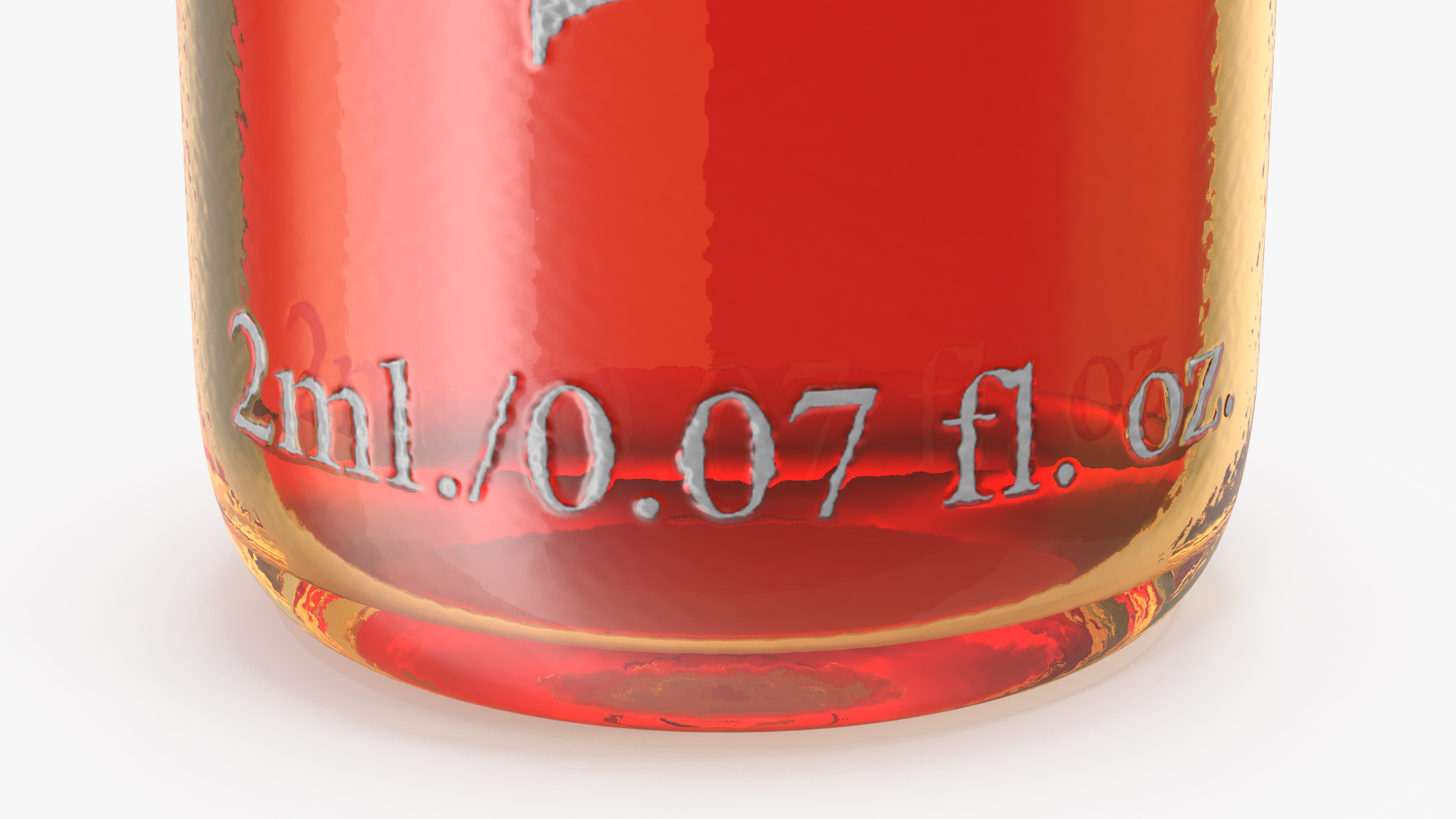 Vitamin B6 Pyridoxine 2ml Amber Ampoule 3D model