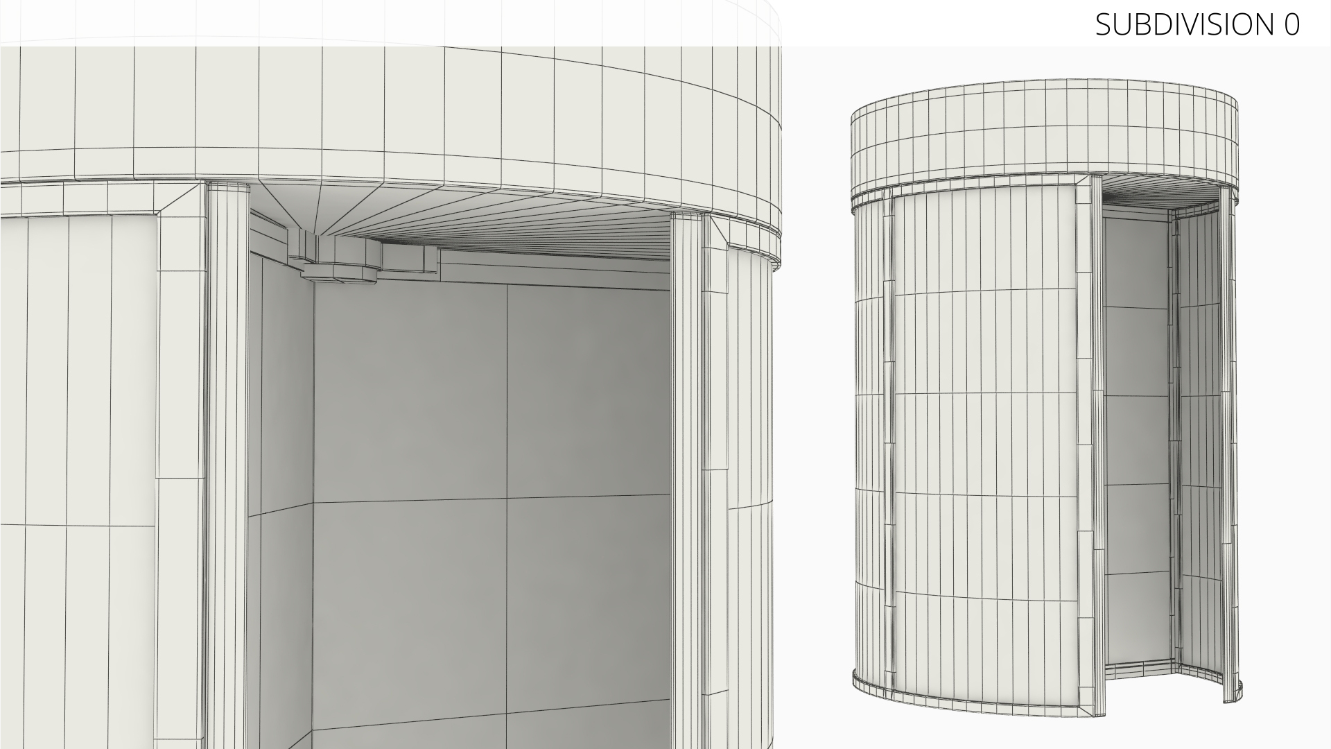 Cylindrical Glass Revolving Door, view 9