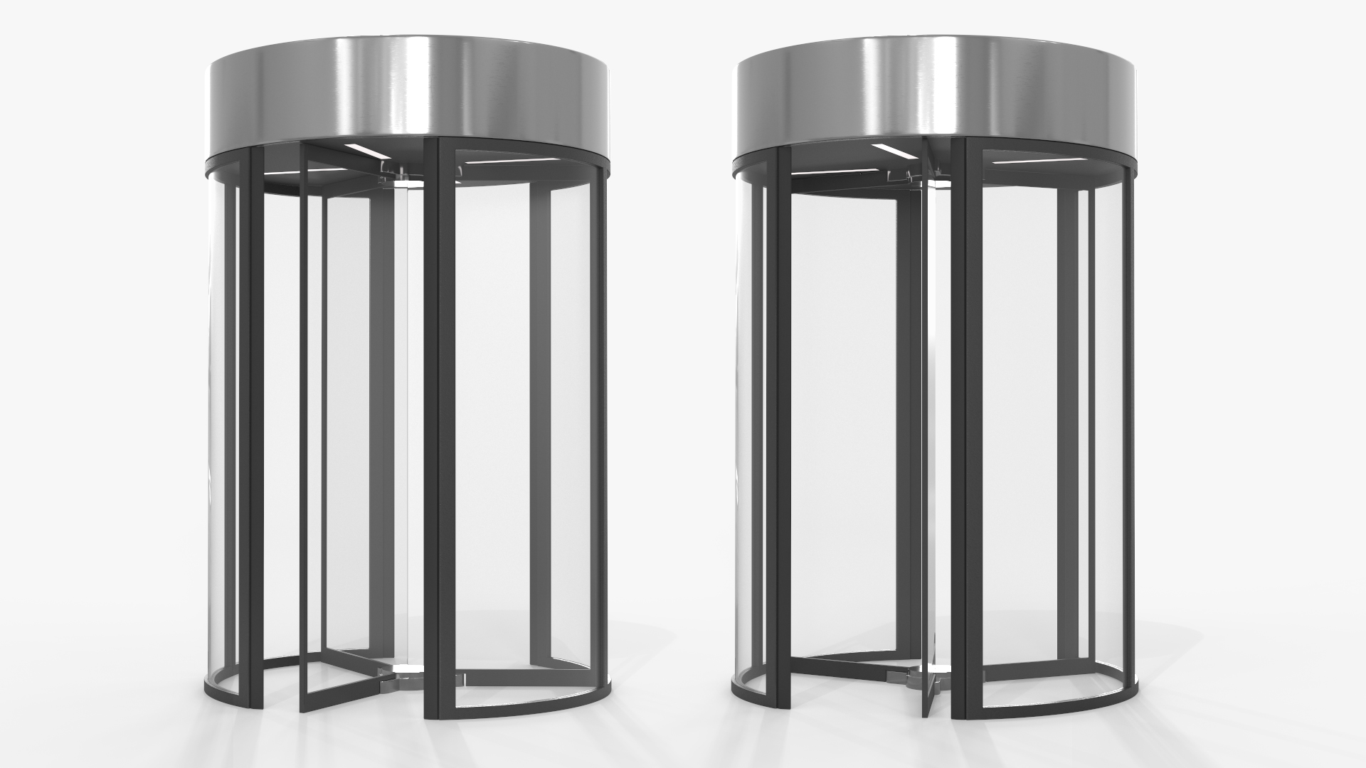 Cylindrical Glass Revolving Door, view 5