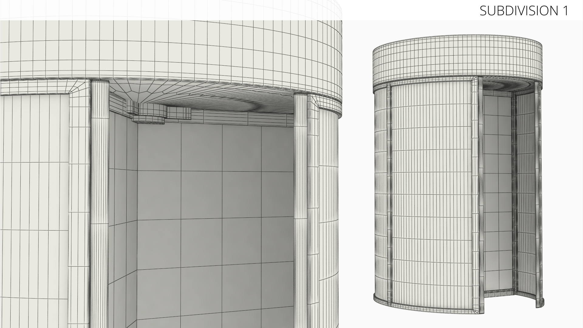 Cylindrical Glass Revolving Door, view 10