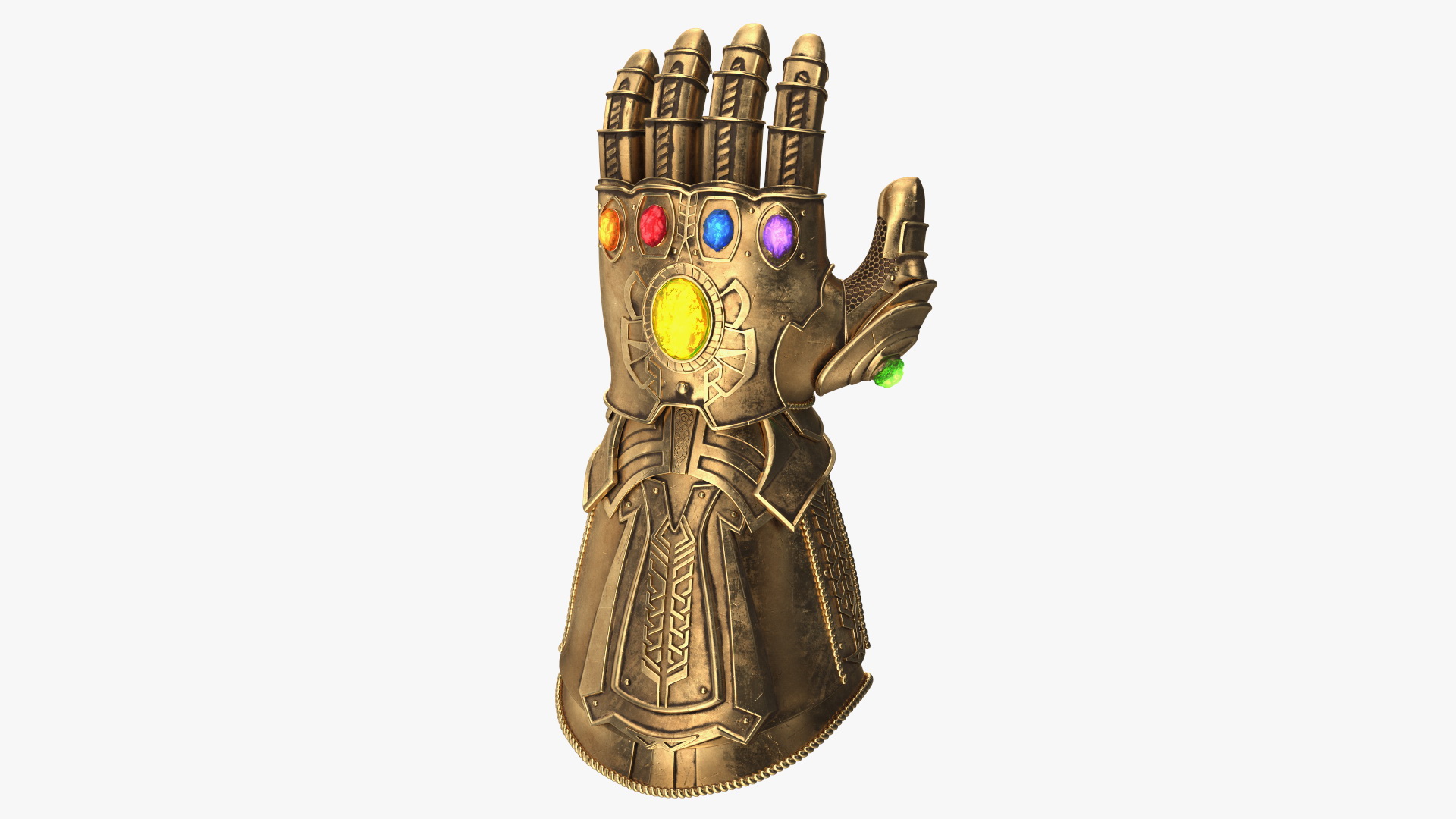 Infinity Gauntlet Glow Rigged 3D model