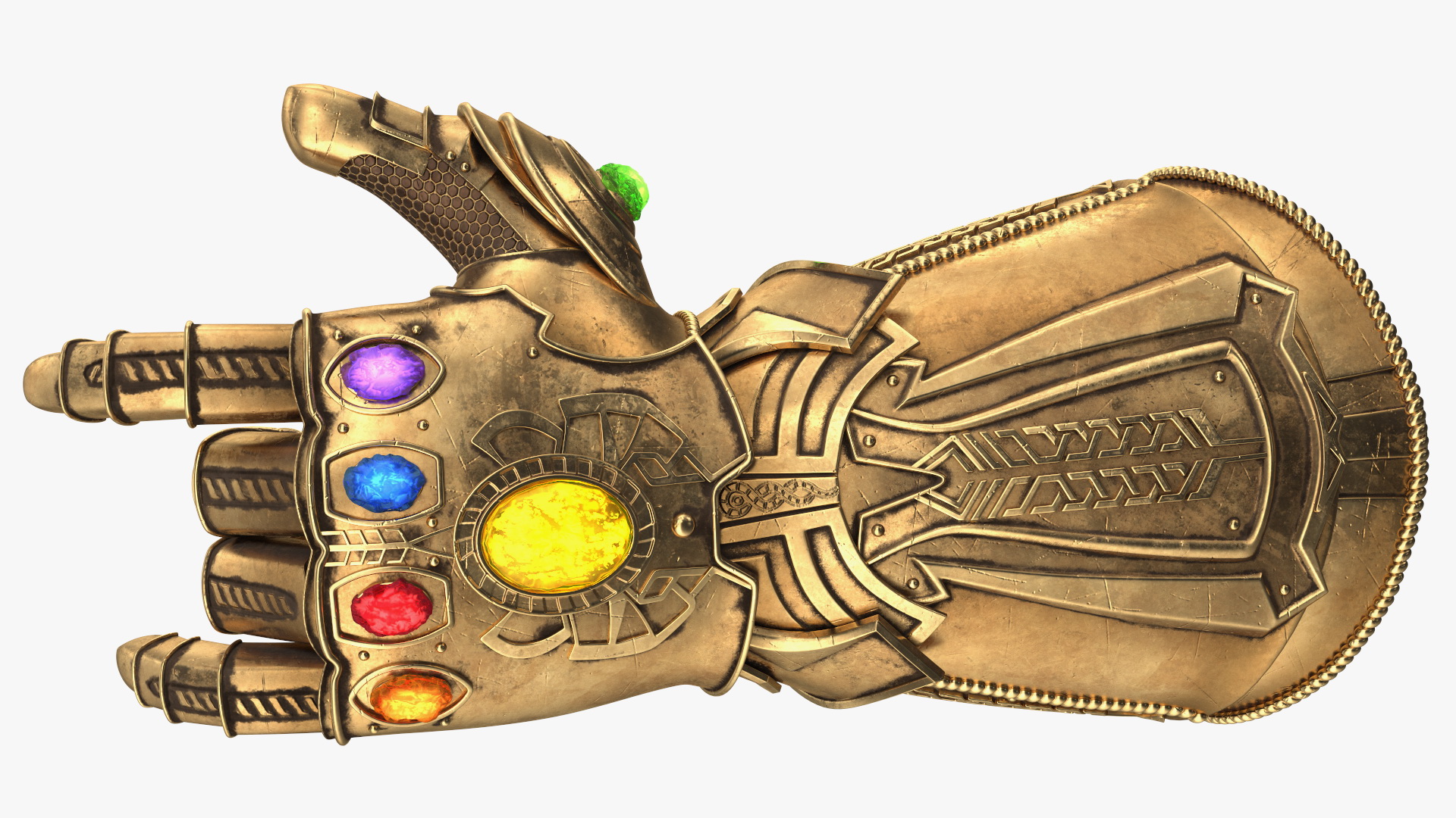 Infinity Gauntlet Glow Rigged 3D model