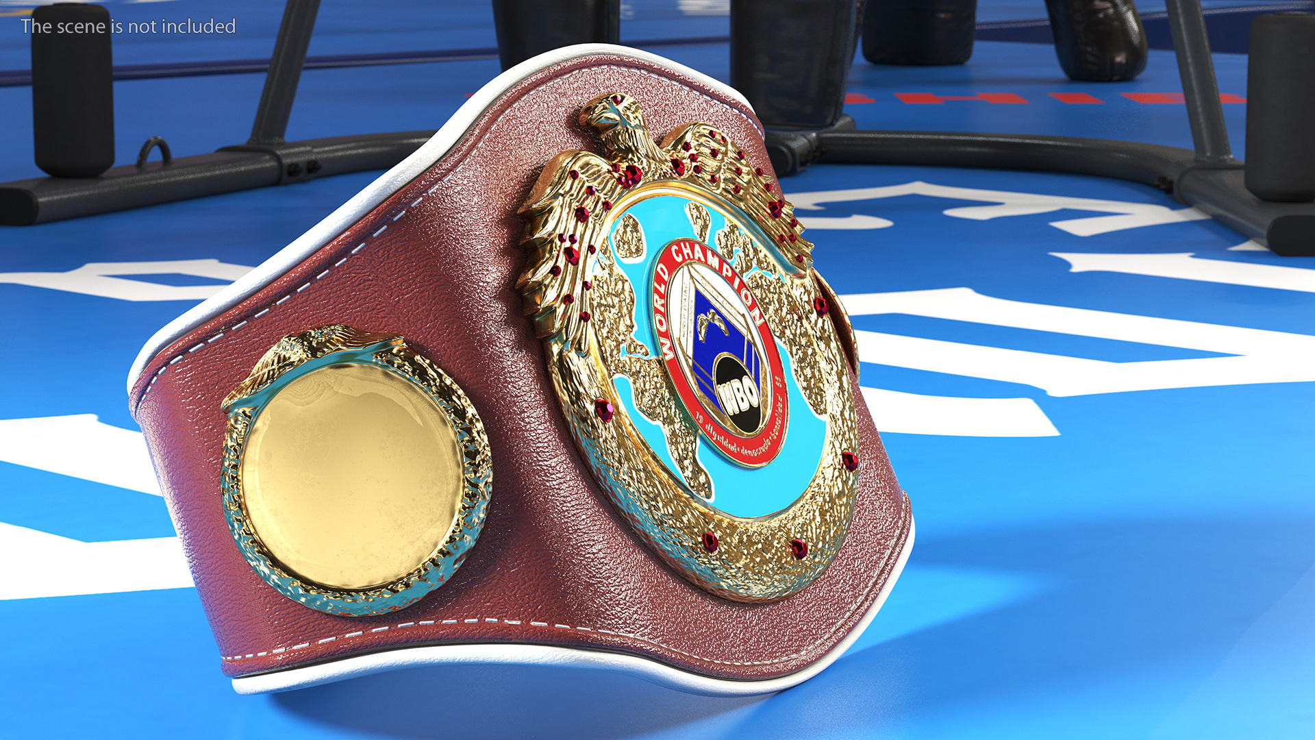3D World Champion Belt WBO model