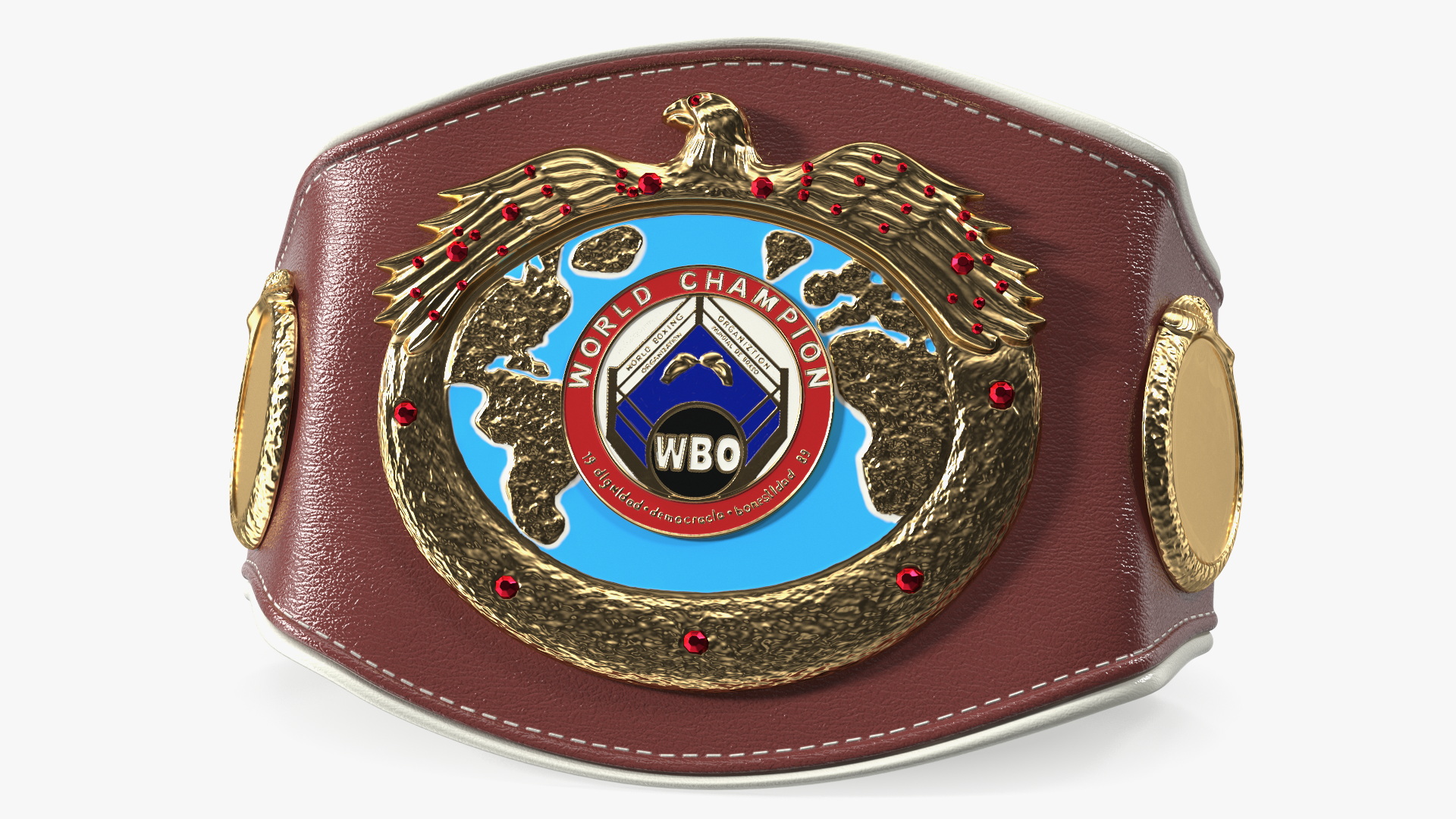 3D World Champion Belt WBO model