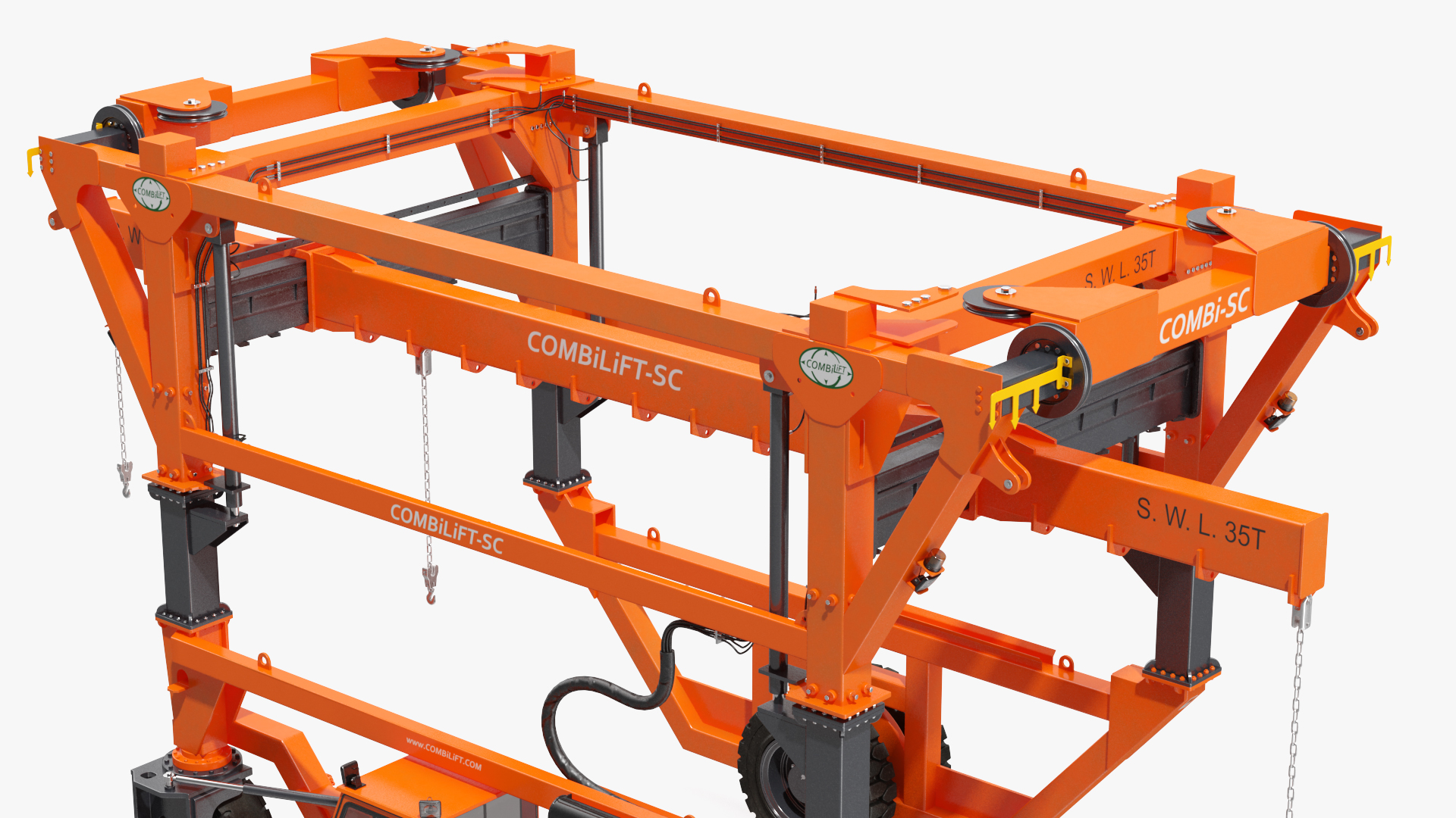 Combi-SC Range Straddle Carrier Clean 3D