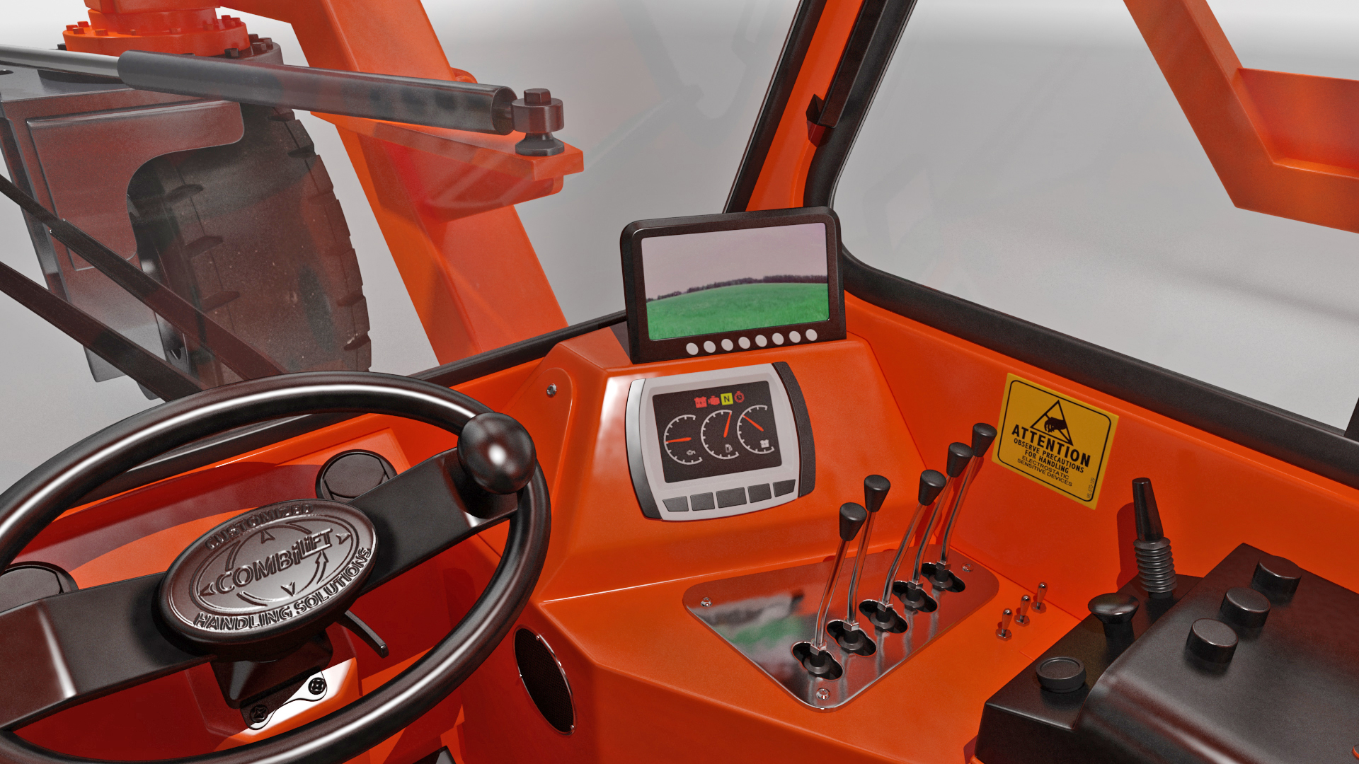 Combi-SC Range Straddle Carrier Clean 3D