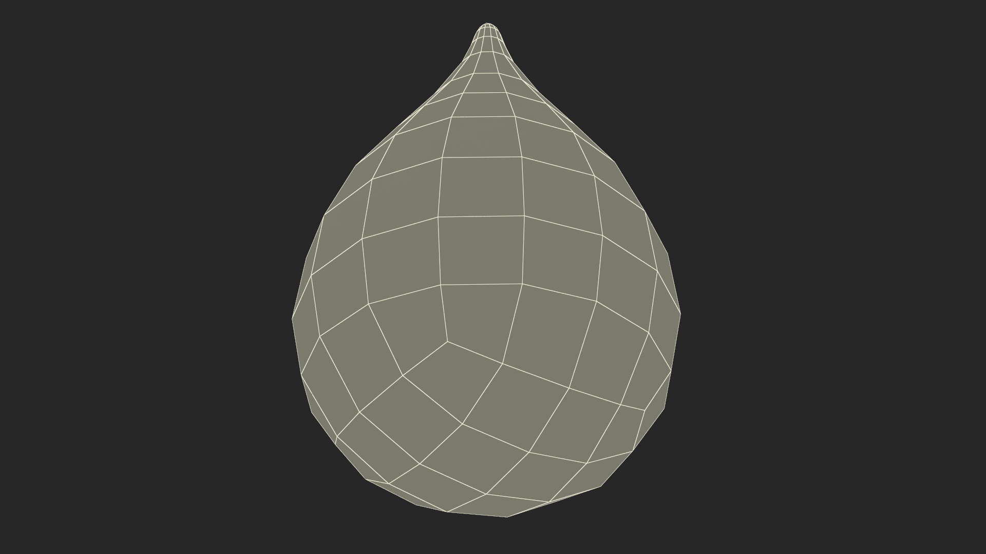 3D Water Droplet model