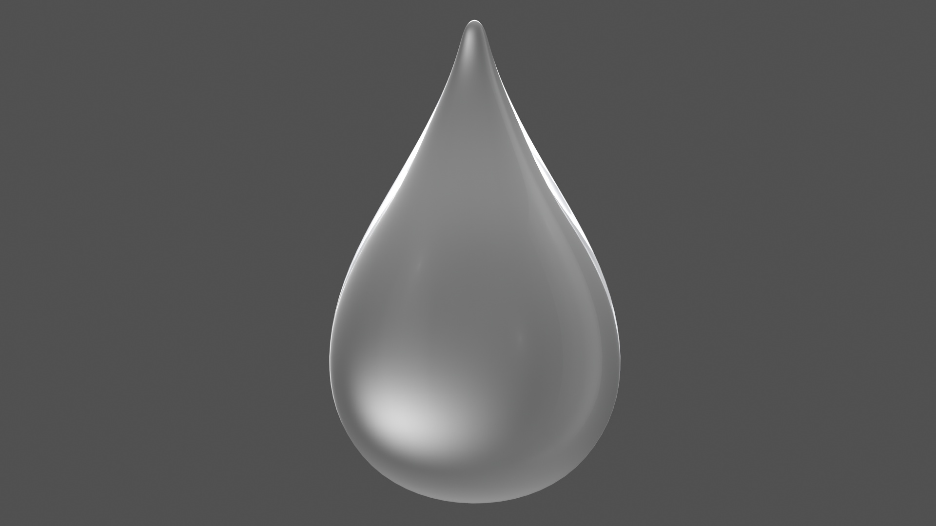 3D Water Droplet model