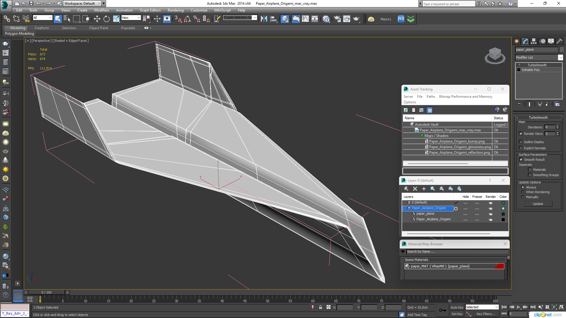 Paper Airplane Origami 3D