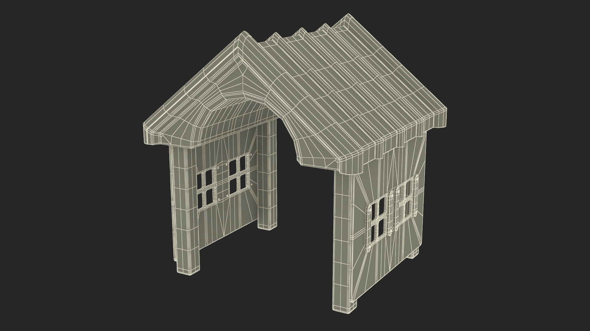 3D Training Park Dog House model