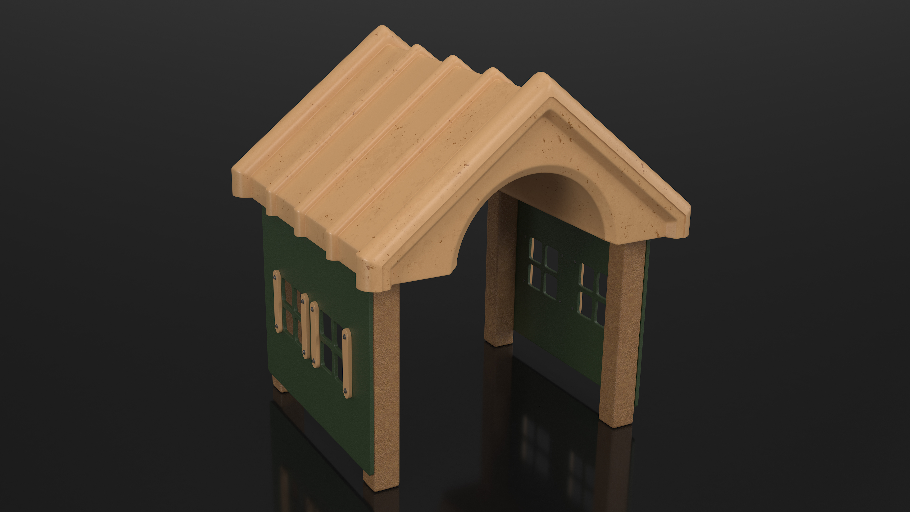 3D Training Park Dog House model