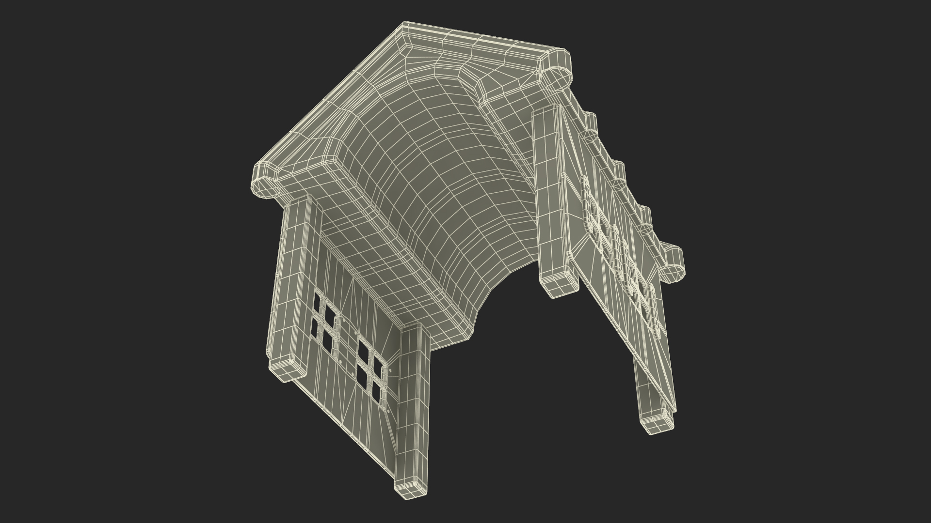 3D Training Park Dog House model