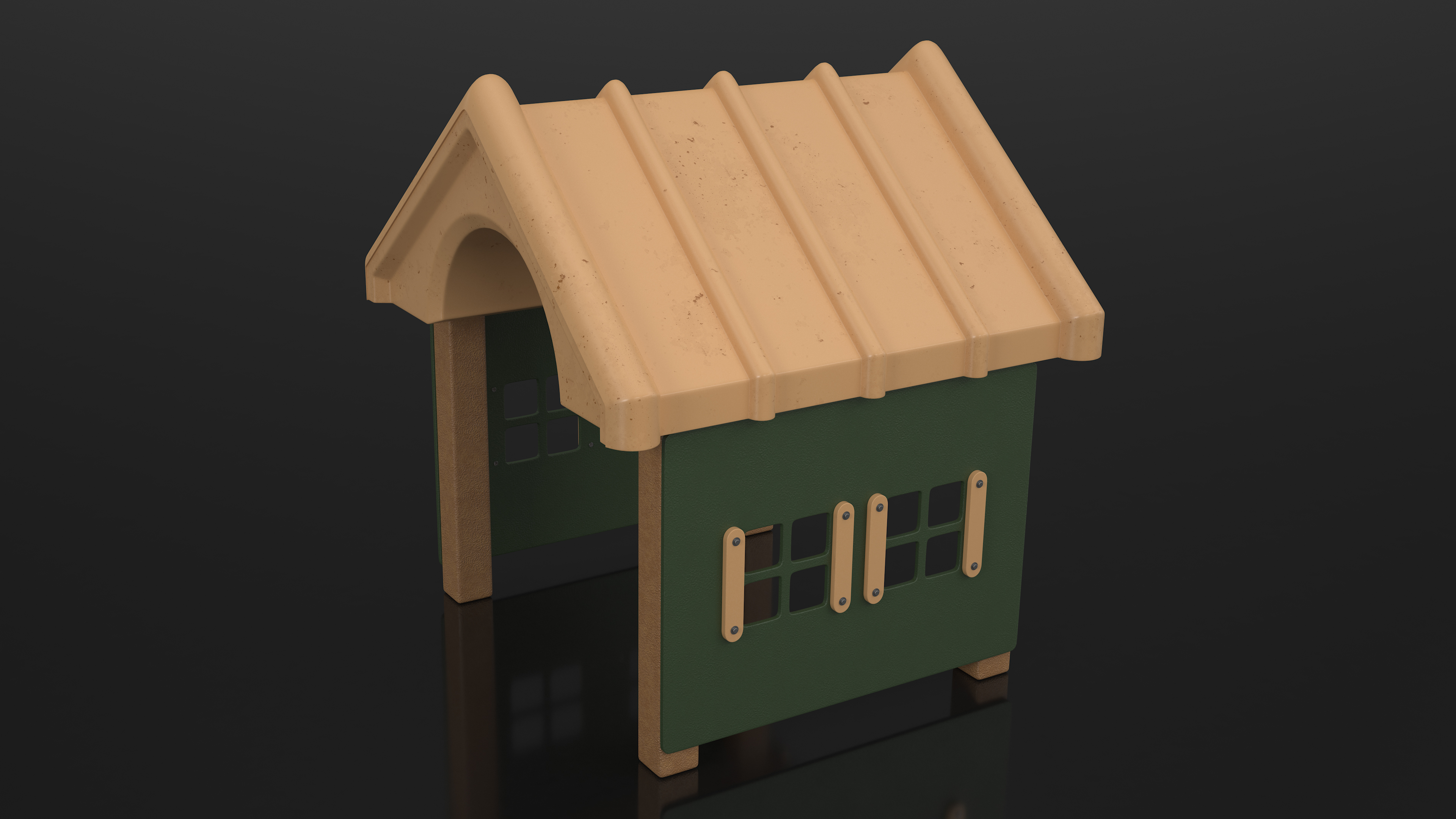 3D Training Park Dog House model