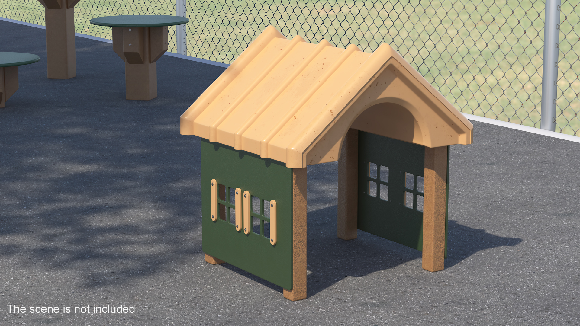 3D Training Park Dog House model