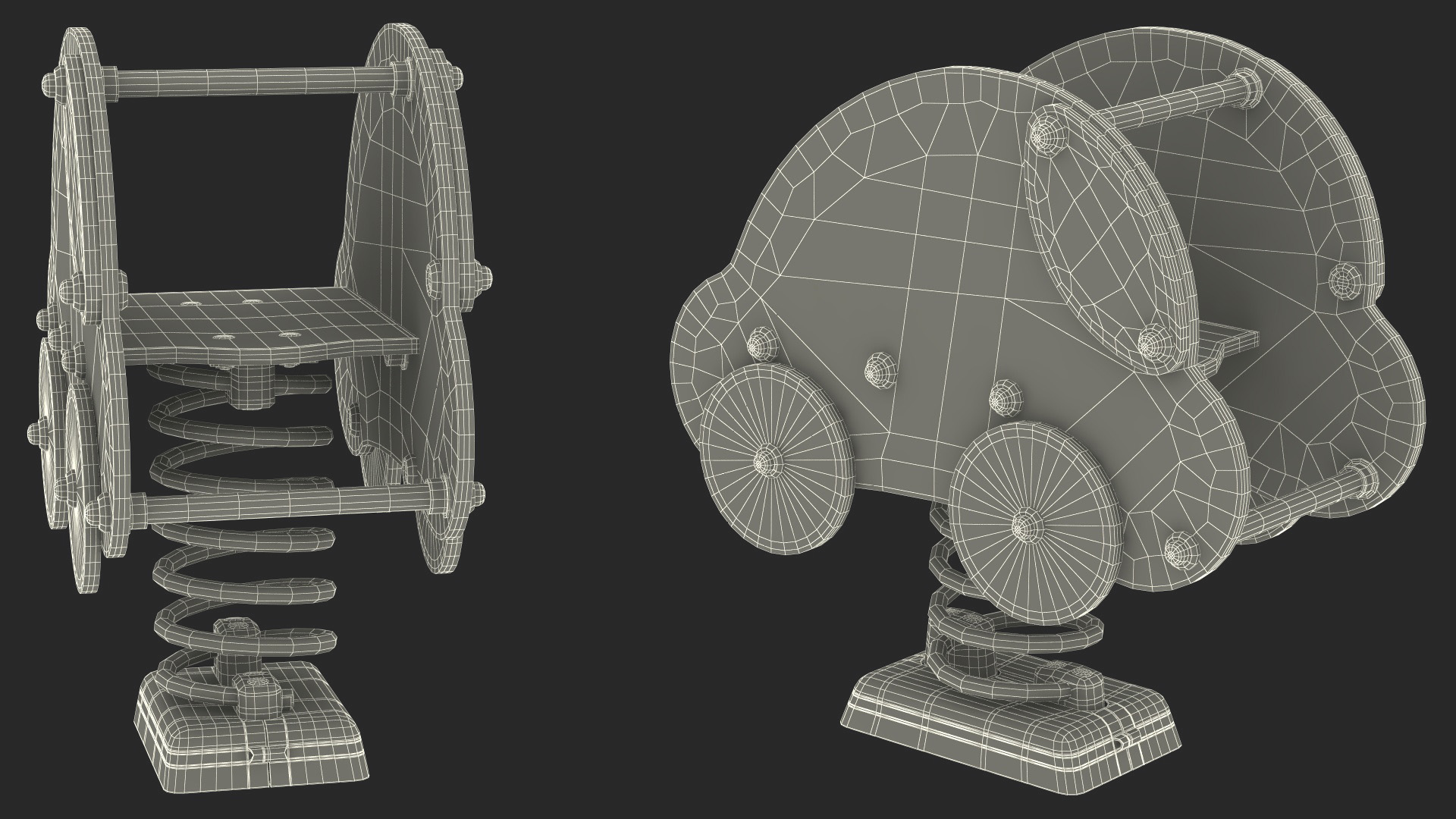 3D Playground Springer Car model