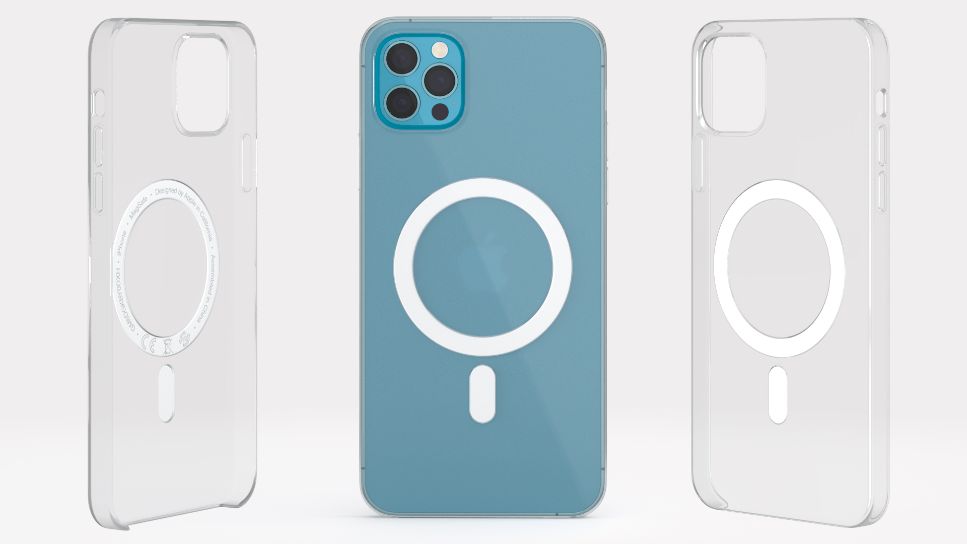 3D iPhone 12 Pro Max Clear Case with MagSafe