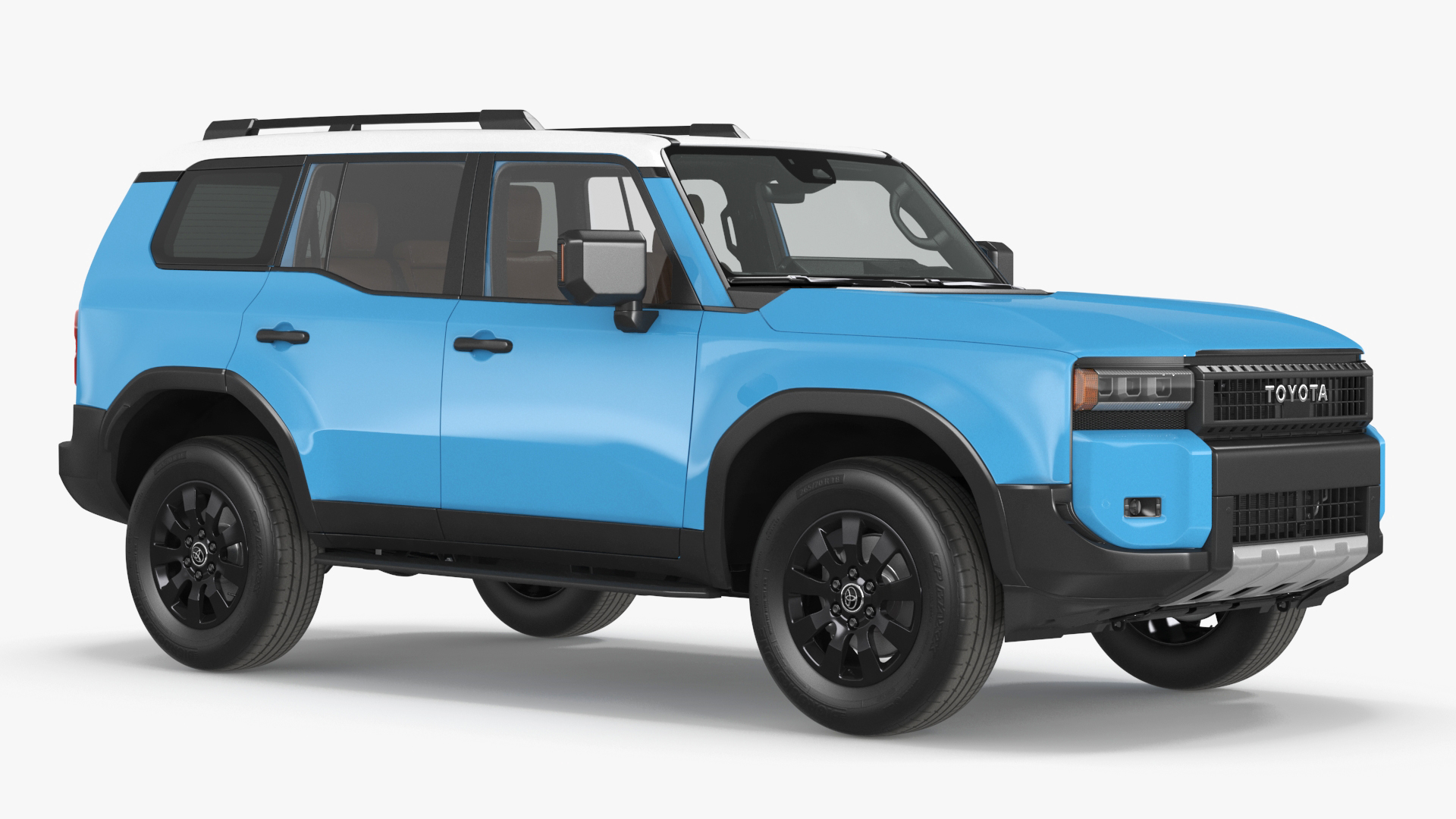 3D model Toyota Land Cruiser 2024 Blue Color