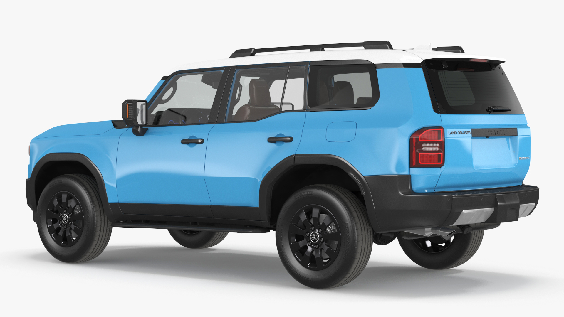 3D model Toyota Land Cruiser 2024 Blue Color
