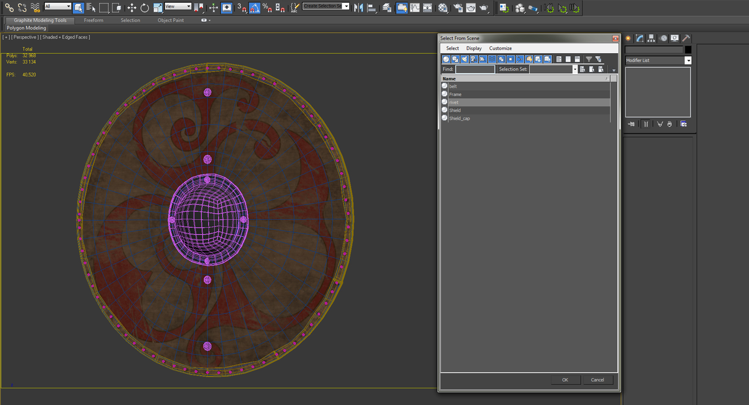 3D model Viking Shield 3