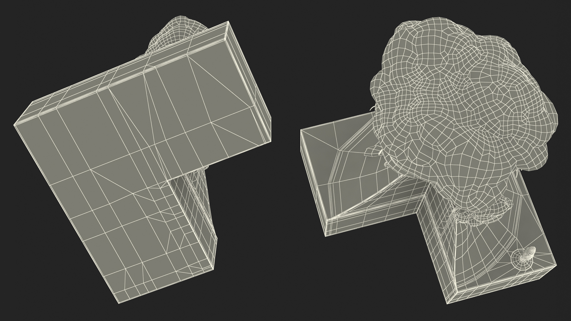 Cross Section of Volcano 3D model