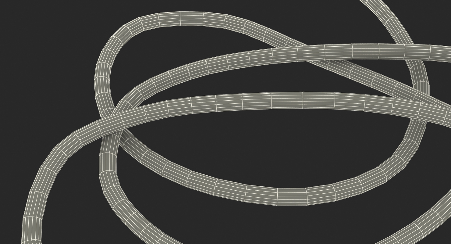 Vehicle Steel Wire Tow Rope 3D