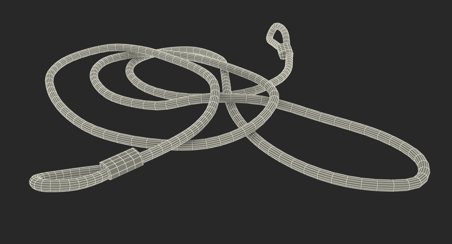 Vehicle Steel Wire Tow Rope 3D
