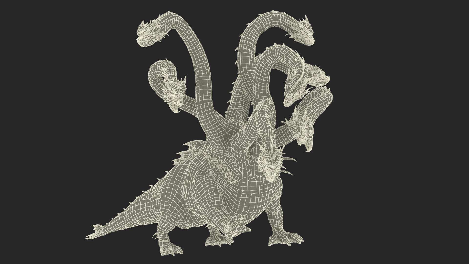 3D Hydra Rigged for Cinema 4D