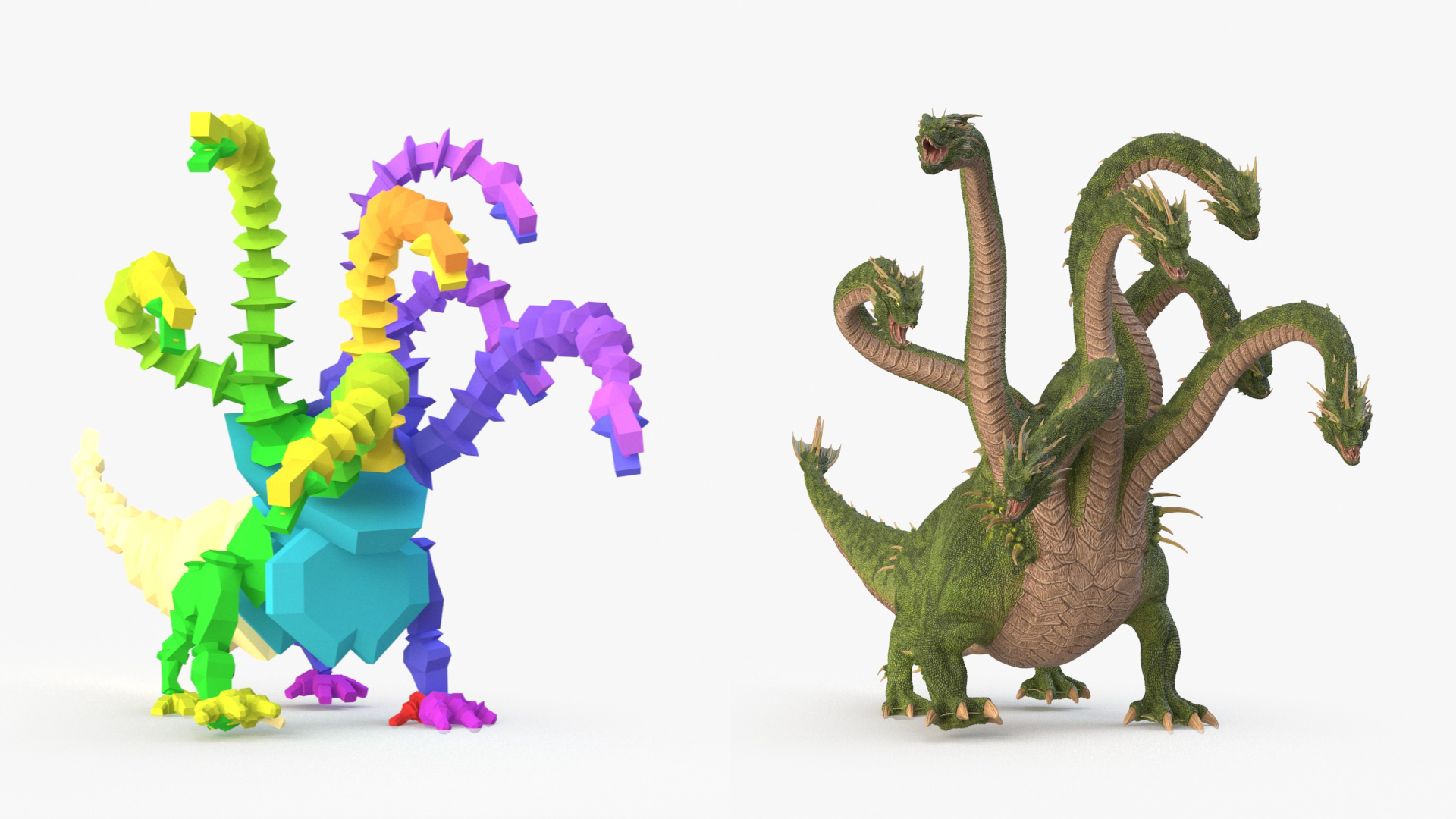 3D Hydra Rigged for Cinema 4D
