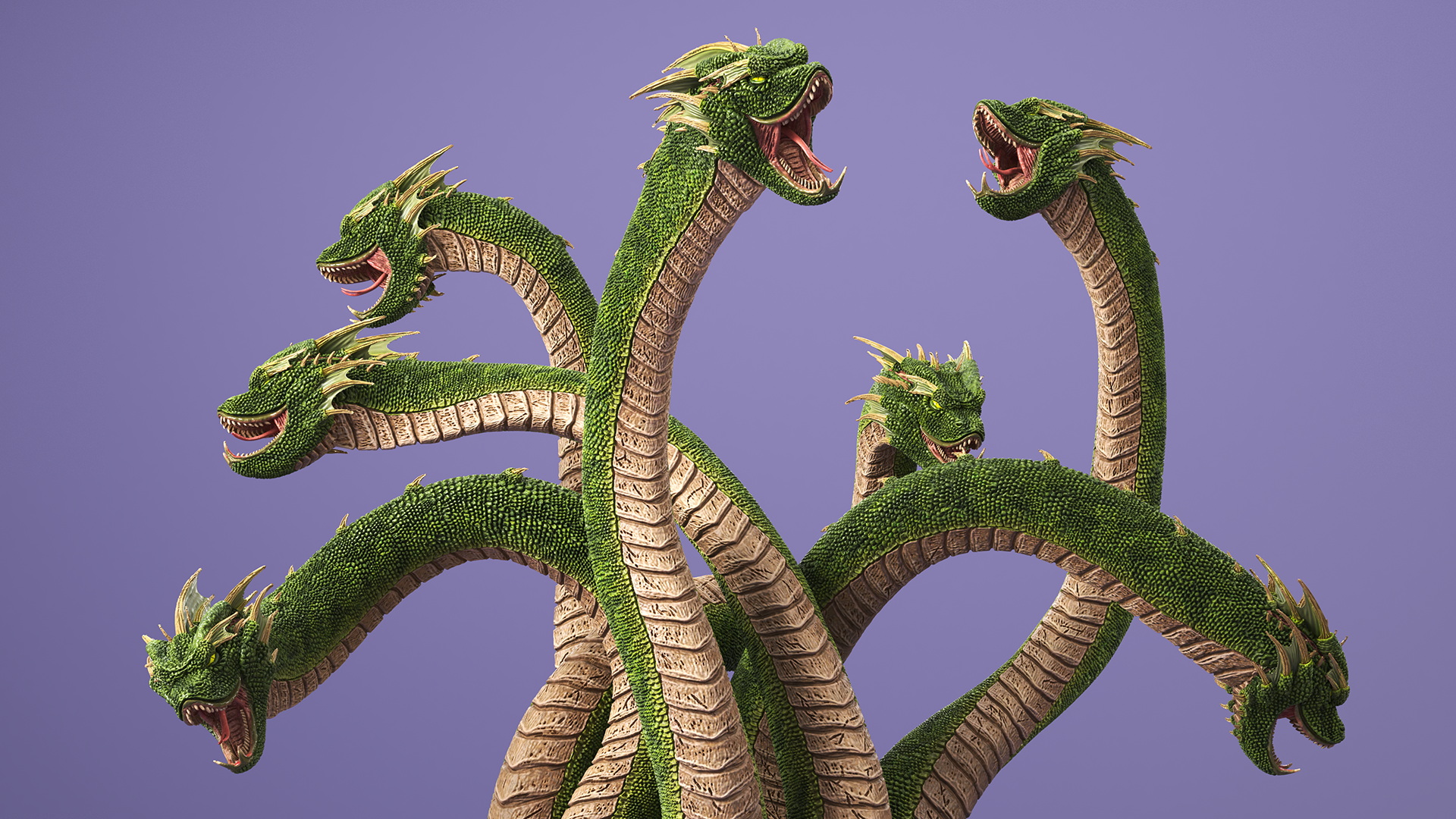 3D Hydra Rigged for Cinema 4D