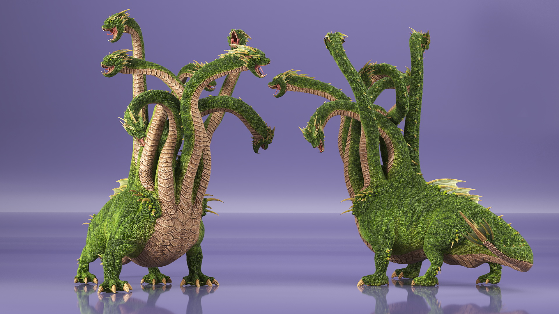 3D Hydra Rigged for Cinema 4D