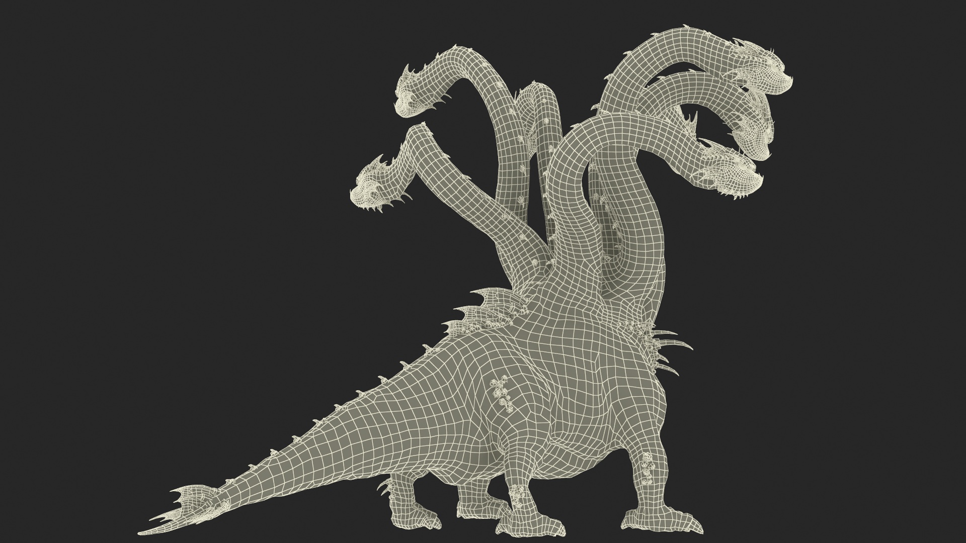 3D Hydra Rigged for Cinema 4D