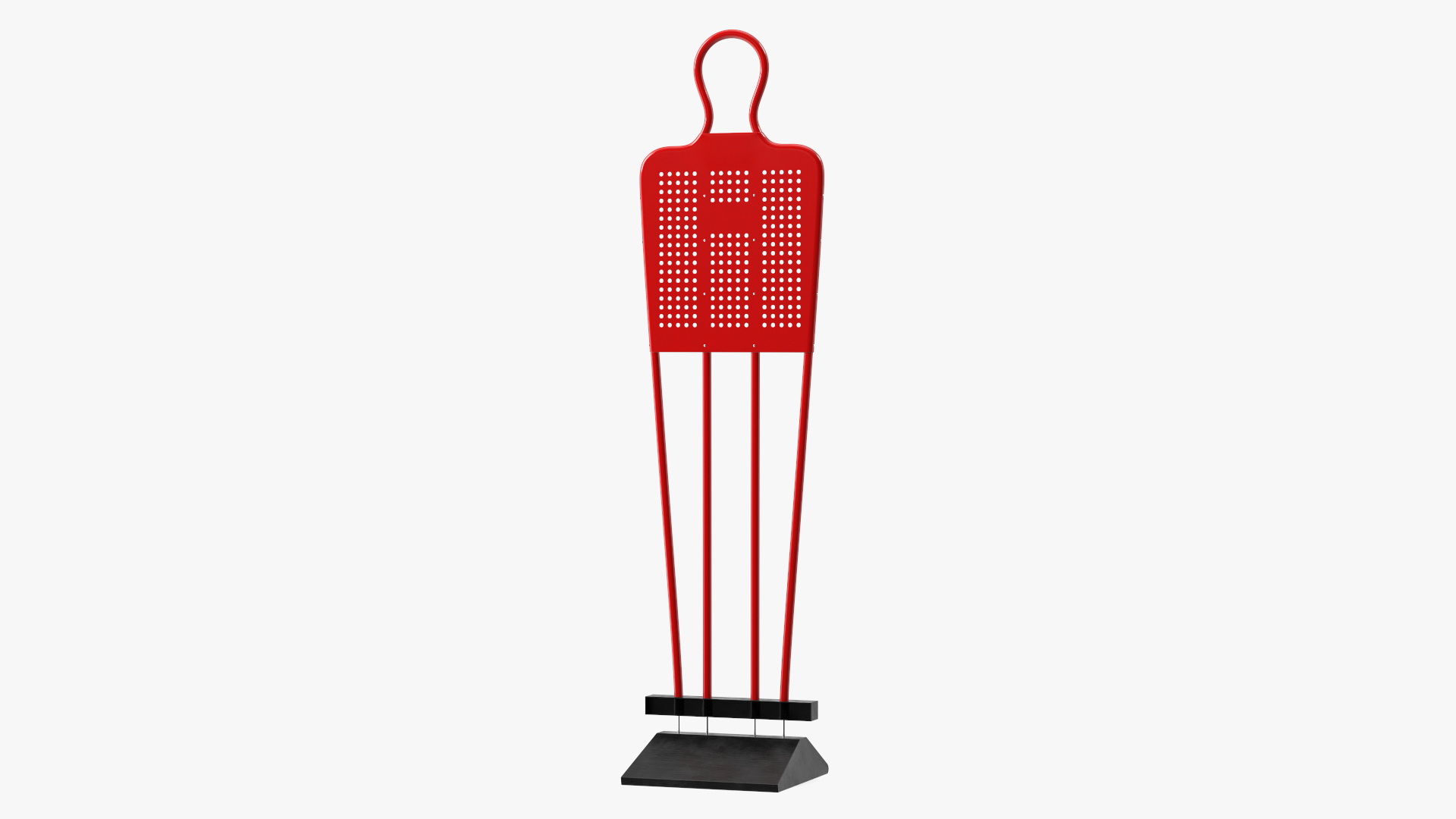 Soccer Training Mannequin Red 3D model