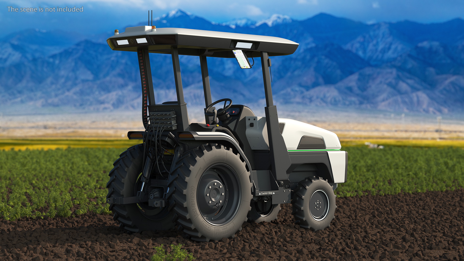 Fully Electric Tractor 3D