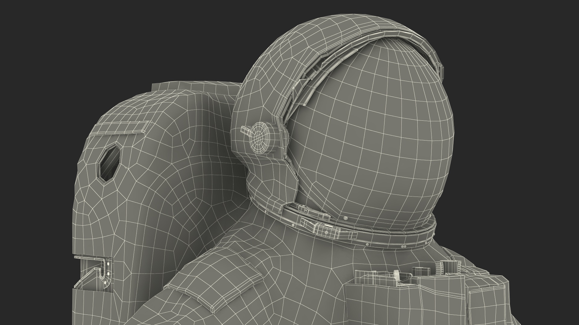 3D Astronaut Suit with Helmet