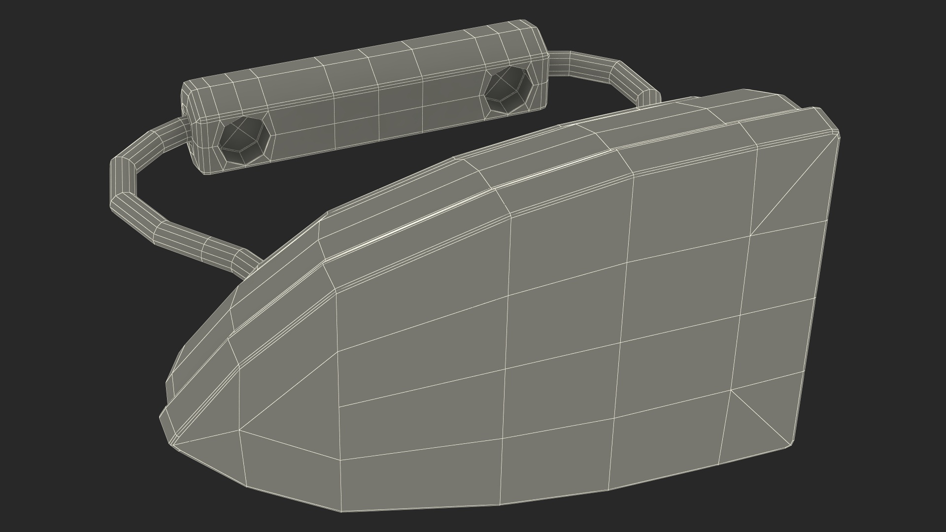 Vintage Flat Iron 3D