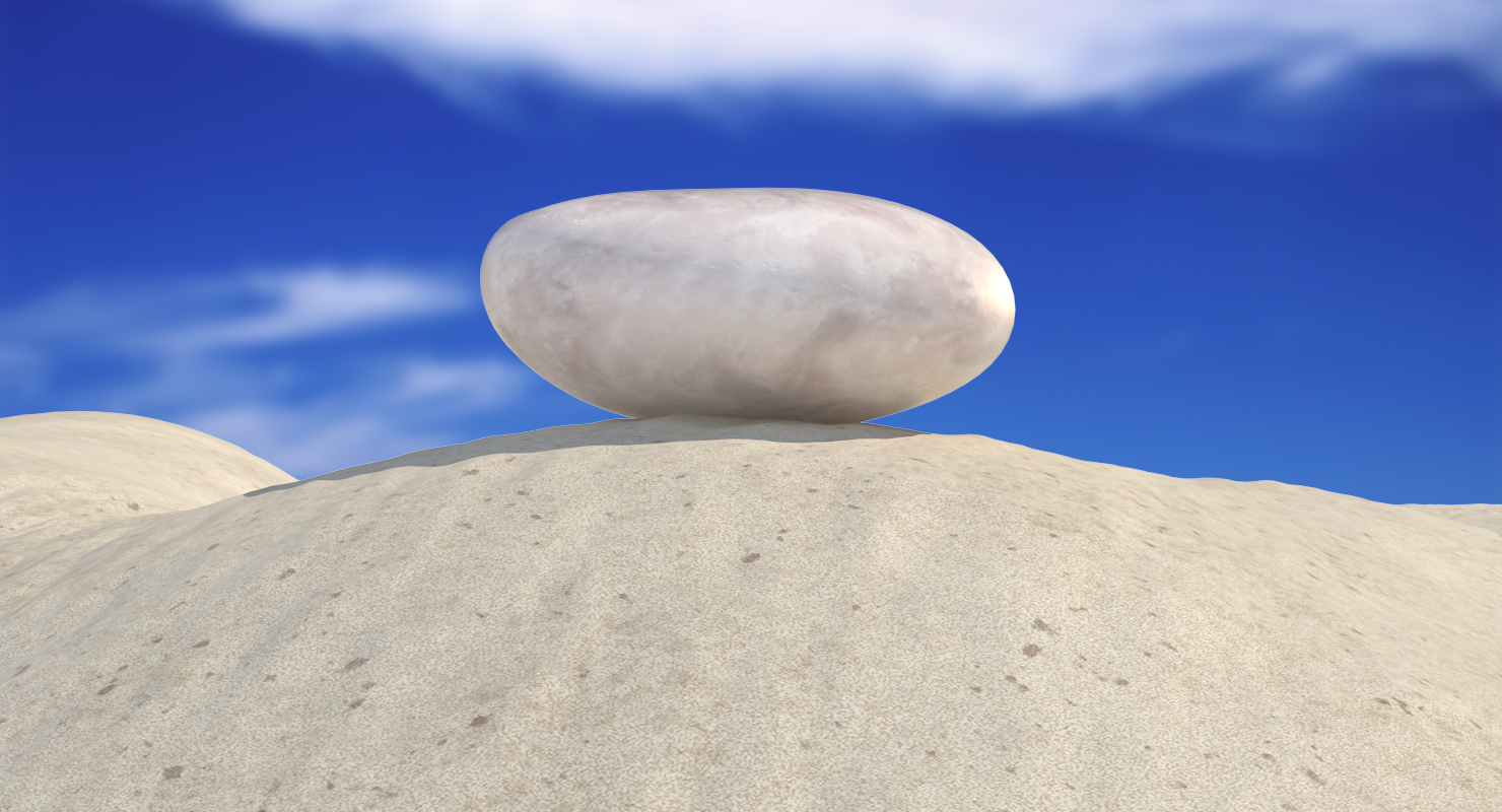 3D model White Sea Stone
