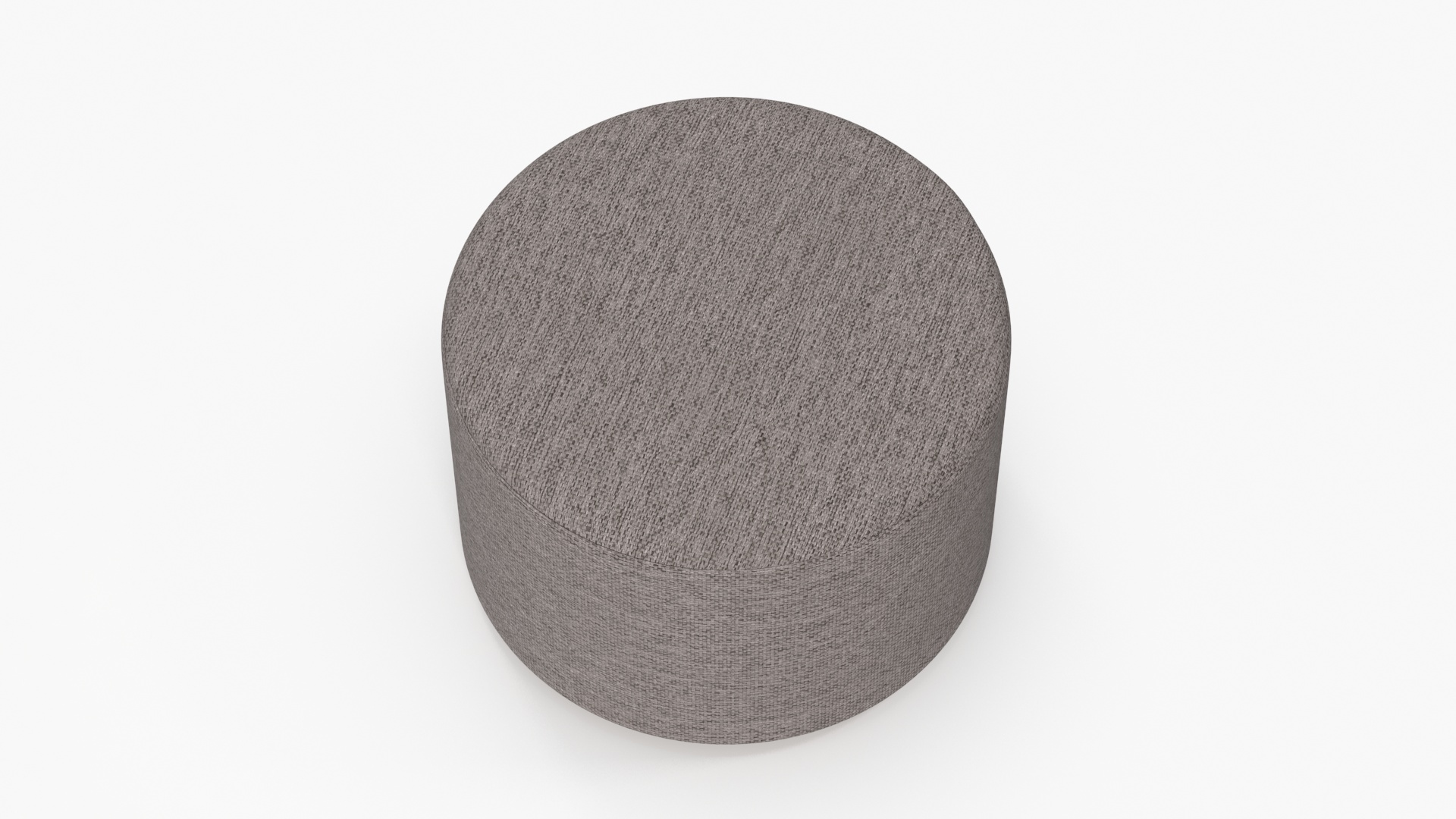 Upholstered Ottoman Footstool for 3D Print 3D