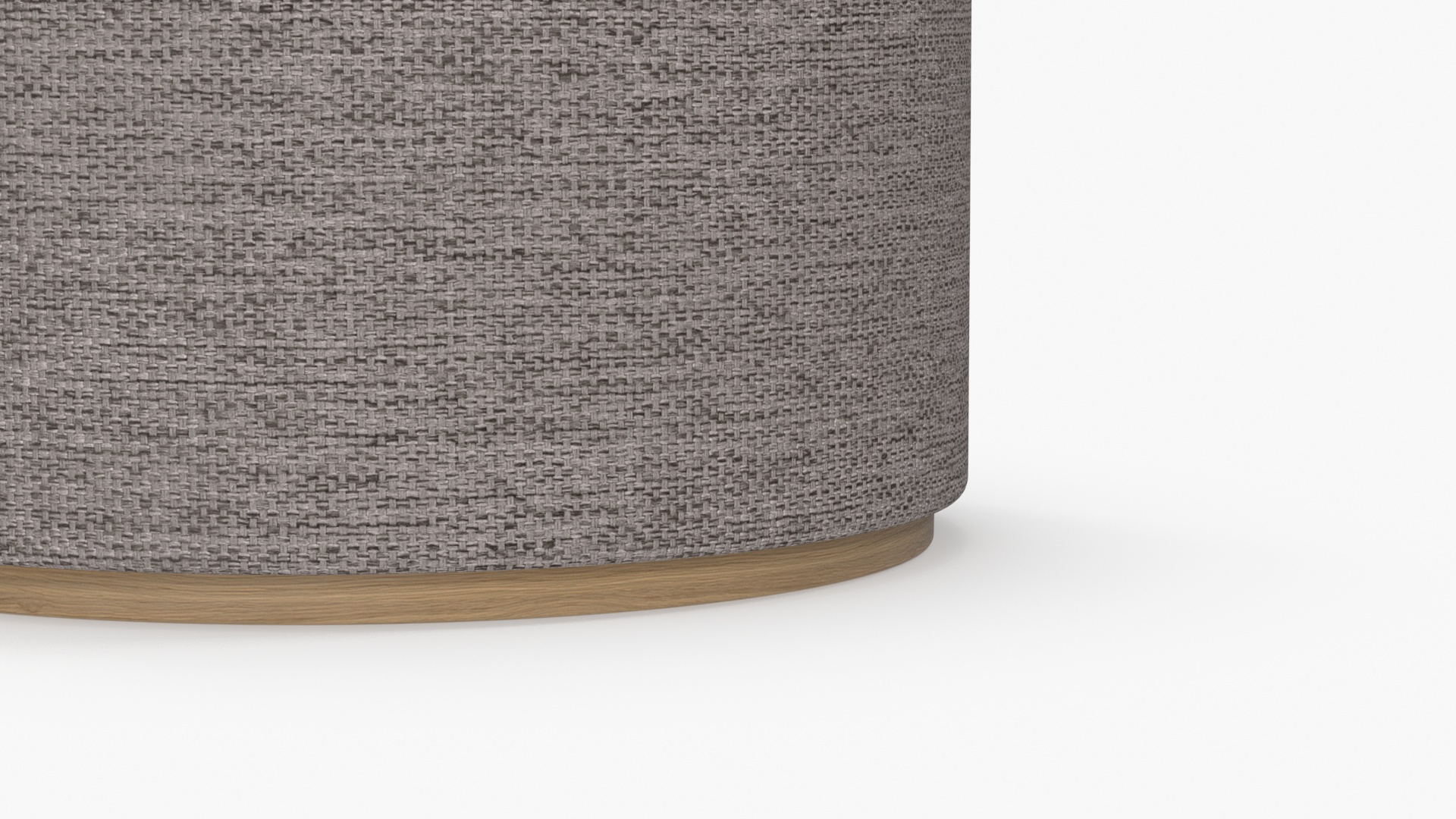 Upholstered Ottoman Footstool for 3D Print 3D