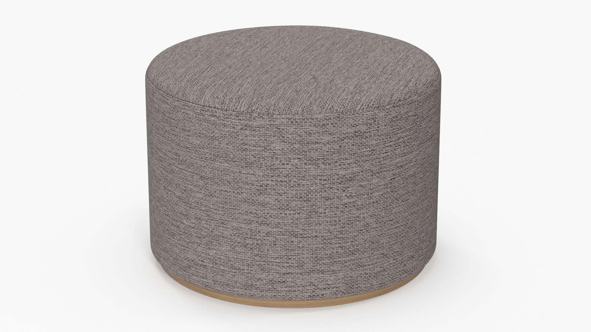 Upholstered Ottoman Footstool for 3D Print 3D