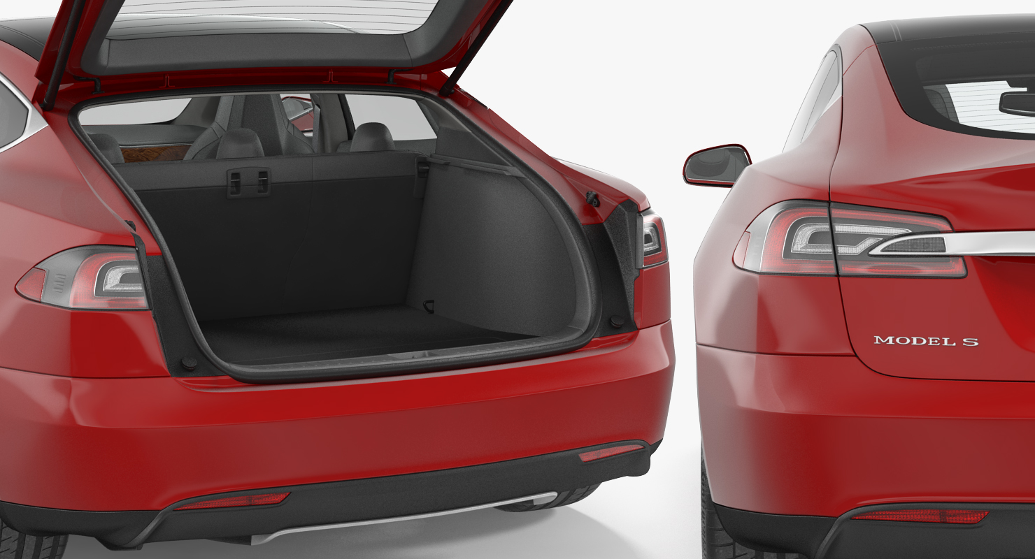 Tesla Model S 90D 2015 3D