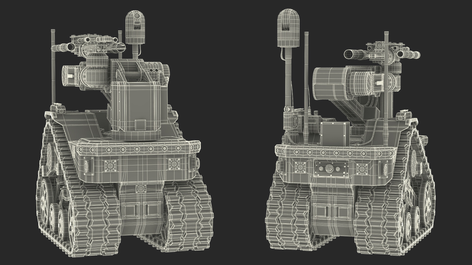 3D model Robotic System Harris T7 Sand Color