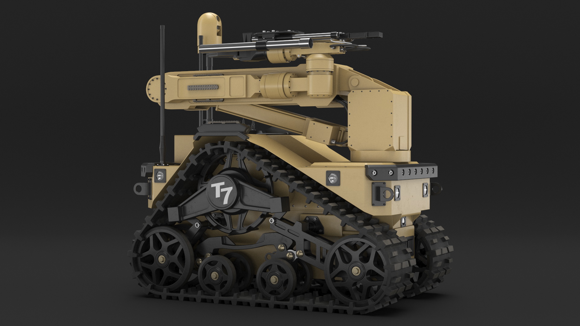3D model Robotic System Harris T7 Sand Color